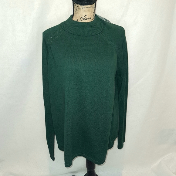 Kim Rogers Sweaters - New Kim Rogers Green Crew Neck Sweater Large